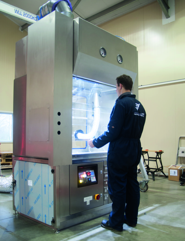 Fume Cupboard to House a Nu Instruments Mass Spectrometer