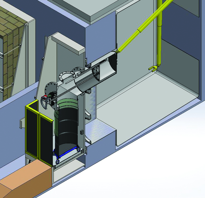 Hot Cell Waste Posting Chute